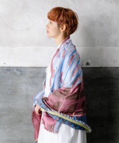 POLS コットン・キュプラ FUSAスカーフ