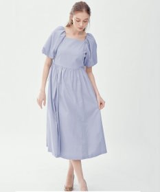 23区 【APPLAUDIR】スクエアネックタフタ ドレス