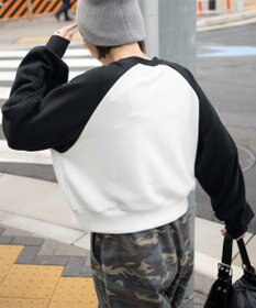 WEGO チームロゴラグランショートスウェット