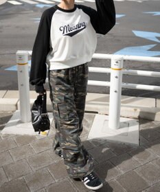 WEGO チームロゴラグランショートスウェット