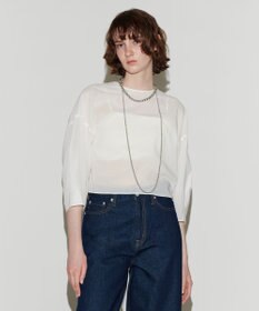 NAVE 【Nave 　洗える】マルチウェイシアーブラウス