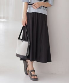 J.PRESS LADIES 【洗える】トリコットバイオ フレア スカート