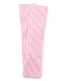 UNFILO 【WEB/一部店舗限定】ふわふわニット アームウォーマー ピンク