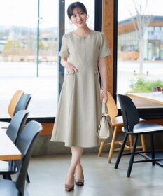 Tiaclasse 半袖サマーツイードワンピース