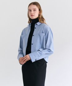 BEIGE， APOPHY / ステッチディテールショートシャツジャケット