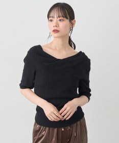 earth music&ecology ドレープニットプルオーバー