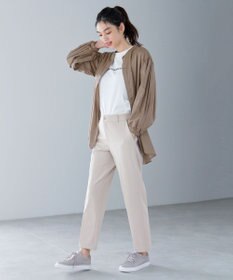 ANY シルキーソフトスタンドカラーシャツ