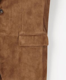 JOSEPH ABBOUD 【やぎ革ゴートスウェード/軽量/ソフト/ストレッチ】ゴートスウェード ジャケット
