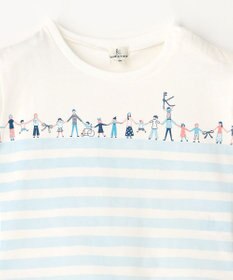 組曲 KIDS 【80-100㎝】【UVケア】グリーンバンド Tシャツ