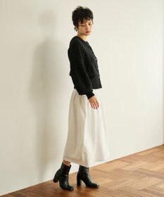 #Newans 【セレモニーにも】バルーンフレアニットスカート