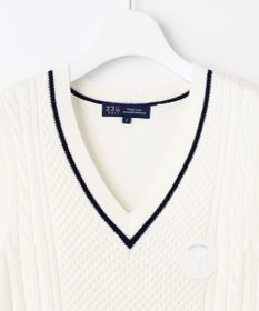 23区GOLF 【WOMEN】【洗える】ニットベスト