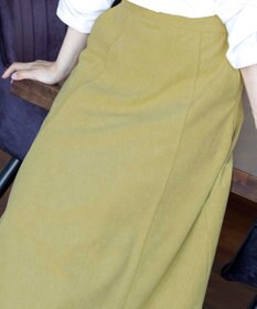 Tiaclasse L 【洗える】大人上品なコーデュロイフレアスカート