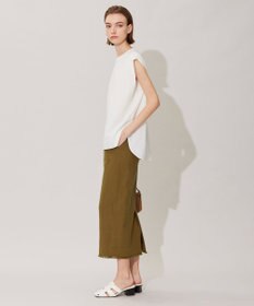 ICB コットンリネンキャンバス スカート
