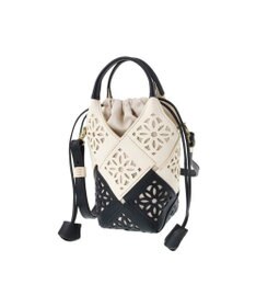 genten 【WEB限定カラー】サステナブルカットワーク ポシェット