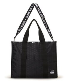 LeSportsac MSGM LG BOAT TOTE/ボートトートブラックジャカード