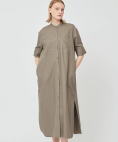 BEIGE， PERSIMMON / シャツワンピース