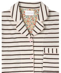 une nana cool 【綿100%】コットンボーダーパジャマ MADE WITH LIBERTY FABRIC