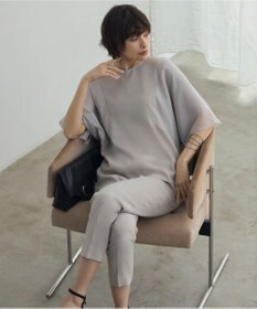 ICB L 【新色追加・WEB限定カラーあり・接触冷感・UVケア・速乾・防シワ・洗える】 FluidBackSatin  ドロストパンツ