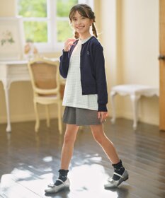 組曲 KIDS 【18-21㎝】かんたんストラップ バレエシューズ