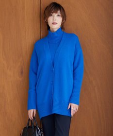 ICB 【洗える】 ソフトカシミヤミックス カーディガン