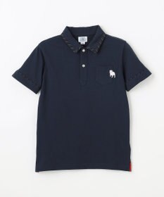 J.PRESS KIDS 【140-170cm】カノコ バックブル 半袖ポロシャツ