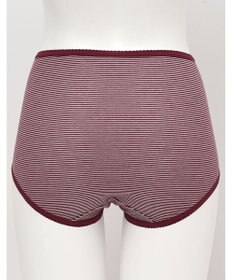 Wing ショーツ　【デイリーフィット】　ボーダー柄　はきこみ丈ふかめ　ウイング／ワコール　EC3620