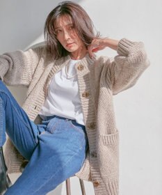 23区 L チャンキー ニットアウター