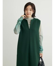 Green Parks キーネックダンボールジャンスカ