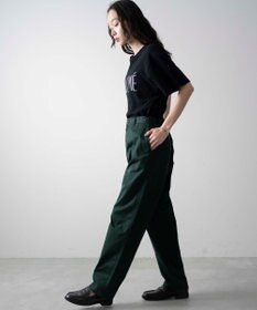 WEGO 【ユニセックス着用ITEM/ウエストゴム/手洗い可】チノイージーワイドパンツ