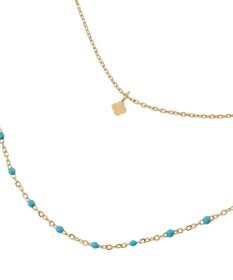 AMERICAN HOLIC 【ステンレス】プチトップカラーMIX2連ネックレス