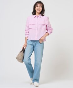 J.PRESS LADIES 【WEB限定カラーあり】COTTON TEX ブラウス