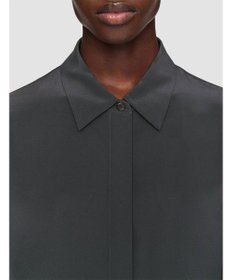 JOSEPH クレープ  ド  ソワ　レギュラーカラーシャツ