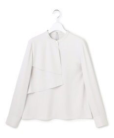 ICB ストレッチジョーゼット ラッフルディテール ブラウス