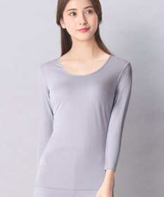 Wing あったかインナー 綿100％(肌側) やさしい肌ざわり 軽い 8分袖 長袖 秋 冬 EL2851 ウイング／ワコール