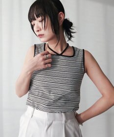 Green Parks チョーカー付きタンクトップ