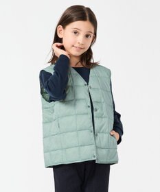 UNFILO 【120-150cm】TAION Vネック ダウンベスト(UNISEX)