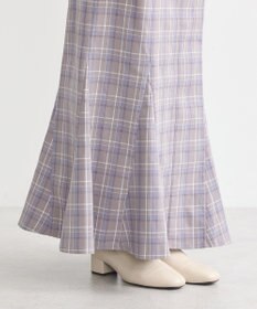 earth music&ecology サイドリブバックレースアップスカート