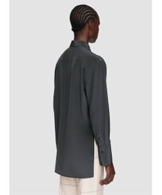 JOSEPH クレープ  ド  ソワ　レギュラーカラーシャツ