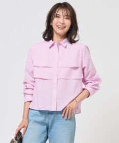 J.PRESS LADIES 【WEB限定カラーあり】COTTON TEX ブラウス