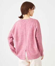 SHARE PARK LADIES ソフトタッチＶネックニット