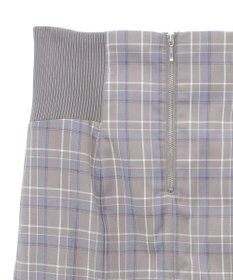 earth music&ecology サイドリブバックレースアップスカート