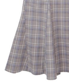 earth music&ecology サイドリブバックレースアップスカート