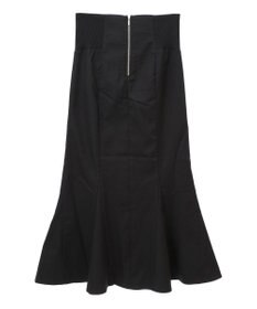 earth music&ecology サイドリブバックレースアップスカート