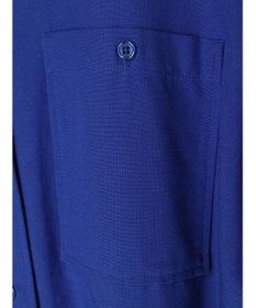 Green Parks 綿麻混開襟ワンピース