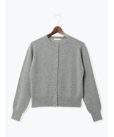 Te chichi メタルスクエア釦クルーネックカーディガン