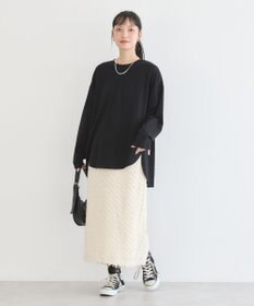 earth music&ecology ラウンドルーズロンＴ