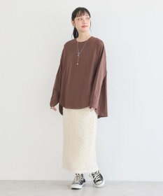 earth music&ecology ラウンドルーズロンＴ