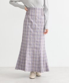 earth music&ecology サイドリブバックレースアップスカート