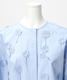 23区 【GOLD LABEL】エンブロイダリータイプライター ブラウス