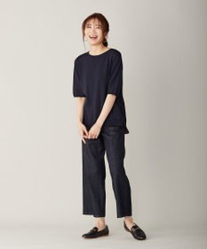 J.PRESS LADIES 【洗える】シャインバックキュプラ ニット